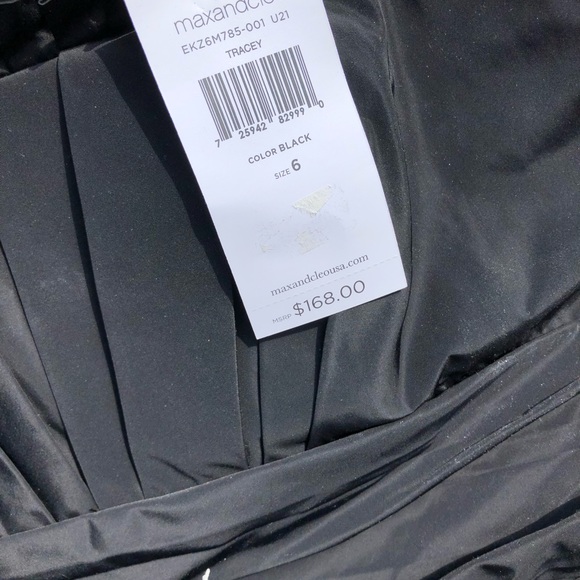 NWT Max & Cleo dress - Size 6 - Black Dress - Picture 4 of 4